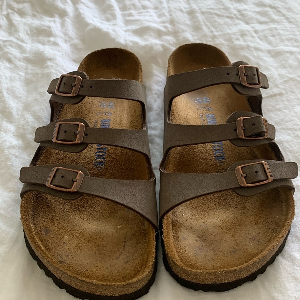 Birkenstock Florida sandal in Mocha, excellent condition, size 40/9.